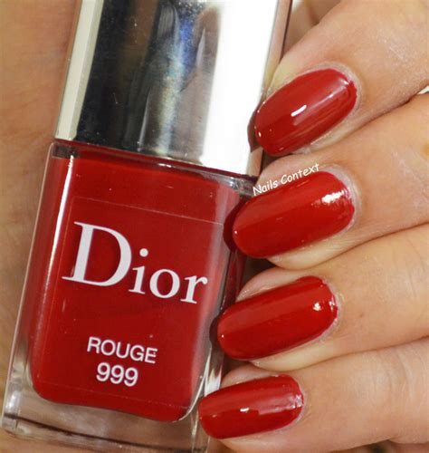 rouge dior satin 999|Dior rouge 999 nail polish.